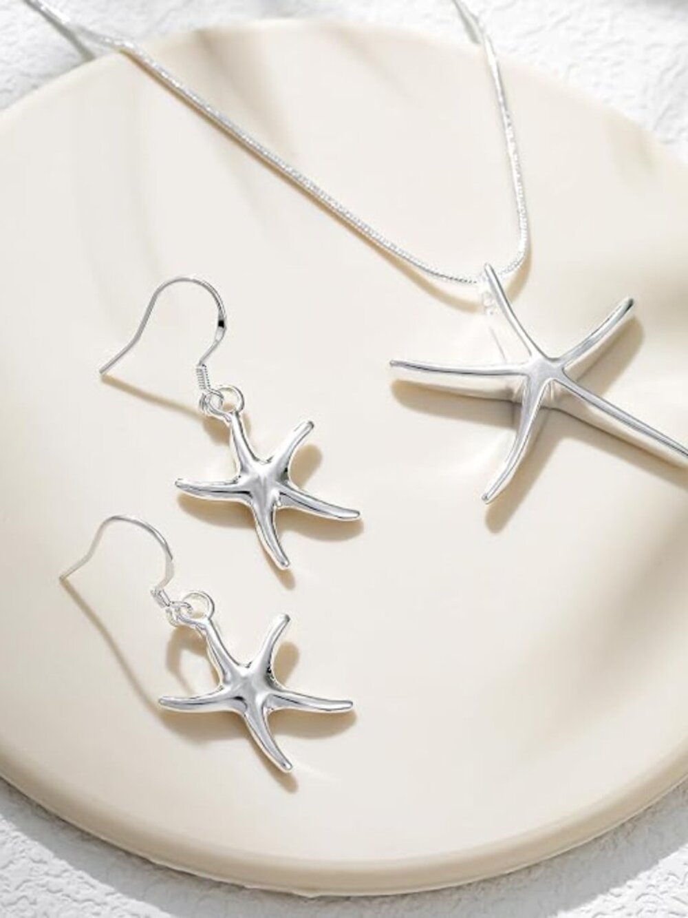 Earrings Necklace Set for Women 925 Silver